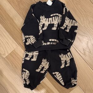 Zara Tiger Print Kids Matching Set